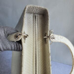 Dior Lady Dior Large Off White/Grey Snake Skin with Silver Hardware #TOOK-7 - Image 9