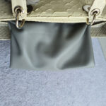 Dior Lady Dior Large Off White/Grey Snake Skin with Silver Hardware #TOOK-7 - Image 31