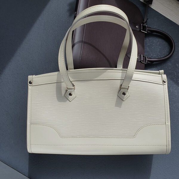 LV Madeleine PM Off White Epi Leather with Silver Hardware #TOOU-1