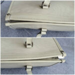 LV Madeleine PM Off White Epi Leather with Silver Hardware #TOOU-1 - Image 12