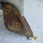 LV Mini Pochette Accessoires M58009 Monogram Canvas with Leather and Gold Hardware #GLSRL-4 - Image 9