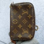 LV Mini Pochette Accessoires M58009 Monogram Canvas with Leather and Gold Hardware #GLSRL-4 - Image 3