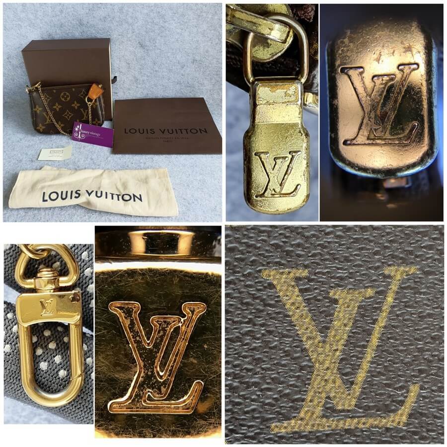 LV Mini Pochette Accessoires M58009 Monogram Canvas with Leather and Gold  Hardware #GLSRL-4 – Luxuy Vintage
