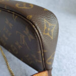LV Mini Pochette Accessoires M58009 Monogram Canvas with Leather and Gold Hardware #GLSRL-4 - Image 7