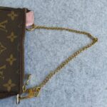 LV Mini Pochette Accessoires Monogram Canvas with Leather and Gold Hardware #TOST-3 - Image 11