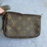 LV Mini Pochette Accessoires Monogram Canvas with Leather and Gold Hardware #TOST-3 - Image 4
