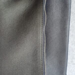 Salvatore Ferragamo Clutch Black/Dark Grey Leather with Silver Hardware #TOSU-4 - Image 9