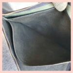 Salvatore Ferragamo Clutch Black/Dark Grey Leather with Silver Hardware #TOSU-4 - Image 12