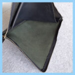 Salvatore Ferragamo Clutch Black/Dark Grey Leather with Silver Hardware #TOSU-4 - Image 15