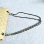 Chanel 2.55 Large Double Flap Gold Aged Calfskin with Ruthenium Hardware #TRLT-1 - Image 19