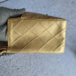 Chanel 2.55 Large Double Flap Gold Aged Calfskin with Ruthenium Hardware #TRLT-1 - Image 10