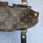 LV Manhattan NM Monogram Canvas with Leather and Gold Hardware #TRKU-1 - Image 14