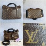 LV Manhattan NM Monogram Canvas with Leather and Gold Hardware #TRKU-1 - Image 2