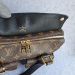 LV Manhattan NM Monogram Canvas with Leather and Gold Hardware #TRKU-1 - Image 16