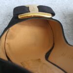 Salvatore Ferragamo Pumps SZ6.5D Black Suede Leather Shoes #TOTL-3 - Image 6