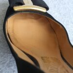 Salvatore Ferragamo Pumps SZ6.5D Black Suede Leather Shoes #TOTL-3 - Image 7