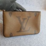 LV Double Zip Pochette M69203 Monogram Canvas with Leather and Gold Hardware #TOLK-2 - Image 3