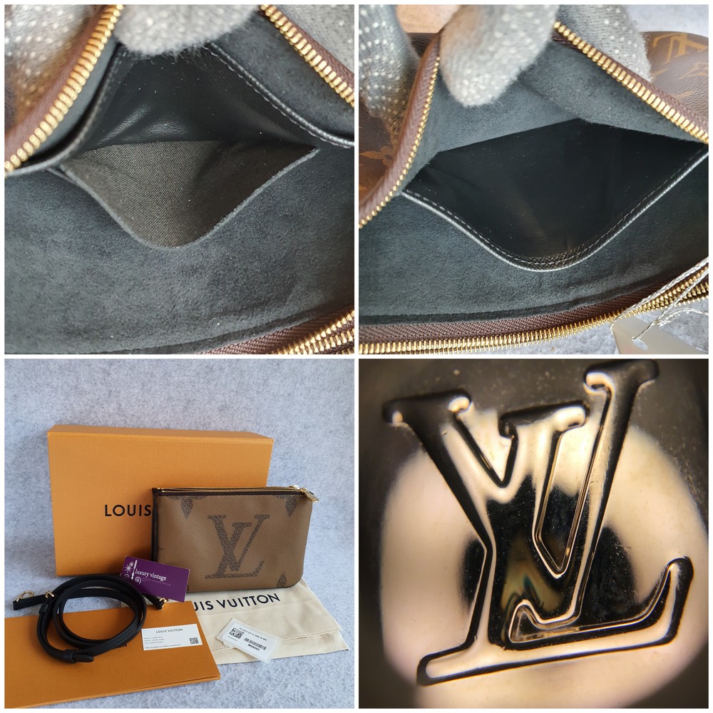 Shop Louis Vuitton MONOGRAM Double Zip Pochette (M69203) by 環-WA