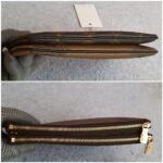 LV Double Zip Pochette M69203 Monogram Canvas with Leather and Gold Hardware #TOLK-2 - Image 6