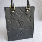 Authentic LOUIS VUITTON Monogram Empreinte Petit sac plat M80478  #M80-478-A