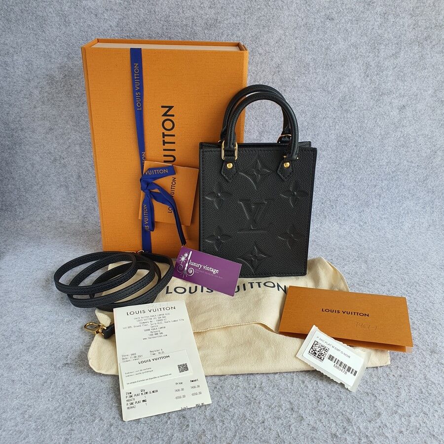 Louis Vuitton - Sac Plat NV Bag - Leather - Black - Men - Luxury