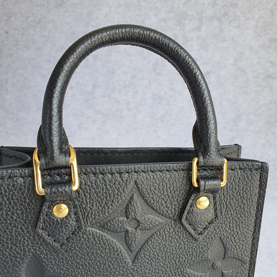 LV Petit Sac Plat M80478 Black Empreinte Leather with Gold Hardware #TRST-1  – Luxuy Vintage