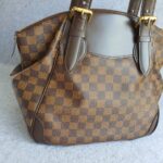 LV Verona Damier Ebene Coated Canvas with Leather And Gold Hardware #TRRR-1 - Image 6