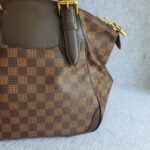 LV Verona Damier Ebene Coated Canvas with Leather And Gold Hardware #TRRR-1 - Image 7