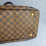 LV Verona Damier Ebene Coated Canvas with Leather And Gold Hardware #TRRR-1 - Image 13