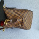 LV Verona Damier Ebene Coated Canvas with Leather And Gold Hardware #TRRR-1 - Image 8