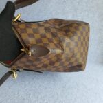 LV Verona Damier Ebene Coated Canvas with Leather And Gold Hardware #TRRR-1 - Image 9