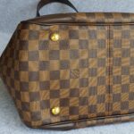 LV Verona Damier Ebene Coated Canvas with Leather And Gold Hardware #TRRR-1 - Image 12
