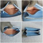 MCM Zippy Wallet Blue/Red Viseto Coated Canvas #OELK-6 - Image 13