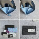 MCM Zippy Wallet Blue/Red Viseto Coated Canvas #OELK-6 - Image 12