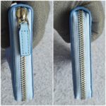 MCM Zippy Wallet Blue/Red Viseto Coated Canvas #OELK-6 - Image 8