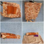 Miu Miu Roll-up Bag Orange Nylon /Leather with Gold Hardware #TOEO-2 - Image 2