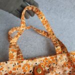 Miu Miu Roll-up Bag Orange Nylon /Leather with Gold Hardware #TOEO-2 - Image 9