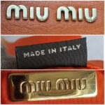 Miu Miu Roll-up Bag Orange Nylon /Leather with Gold Hardware #TOEO-2 - Image 13