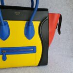 Celine Mini Luggage Calf Leather with Gold Hardware #OEKC-1 - Image 4