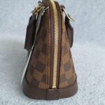 LV Alma BB Damier Ebene Coated Canvas with Leather and Gold Hardware #TOUS-2 - Image 7