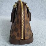 LV Alma BB Damier Ebene Coated Canvas with Leather and Gold Hardware #TOUS-2 - Image 8