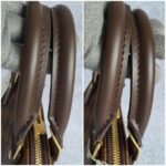 LV Alma BB Damier Ebene Coated Canvas with Leather and Gold Hardware #TOUS-2 - Image 15