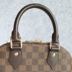 LV Alma BB Damier Ebene Coated Canvas with Leather and Gold Hardware #TOUS-2 - Image 17