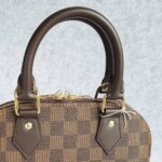 LV Alma BB Damier Ebene Coated Canvas with Leather and Gold Hardware #TOUS-2 - Image 18