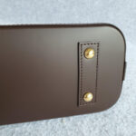 LV Alma BB Damier Ebene Coated Canvas with Leather and Gold Hardware #TOUS-2 - Image 11