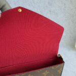 LV M61276 Felicie Pochette Brown Monogram Canvas with Gold Hardware #TOUS-1 - Image 15