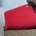 LV M61276 Felicie Pochette Brown Monogram Canvas with Gold Hardware #TOUS-1 - Image 14