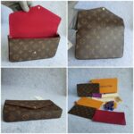 LV M61276 Felicie Pochette Brown Monogram Canvas with Gold Hardware #TOUS-1 - Image 2