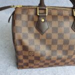 LV Speedy 25cm N41365 Damier Ebene Coated Canvas with Leather And Gold Hardware #TOUS-3 - Image 3