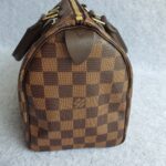 LV Speedy 25cm N41365 Damier Ebene Coated Canvas with Leather And Gold Hardware #TOUS-3 - Image 7